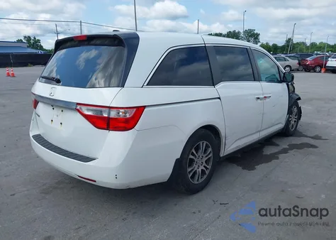 2013 Honda Odyssey Ex-L из США, поврежденный, VIN 5FNRL5H60DB048982